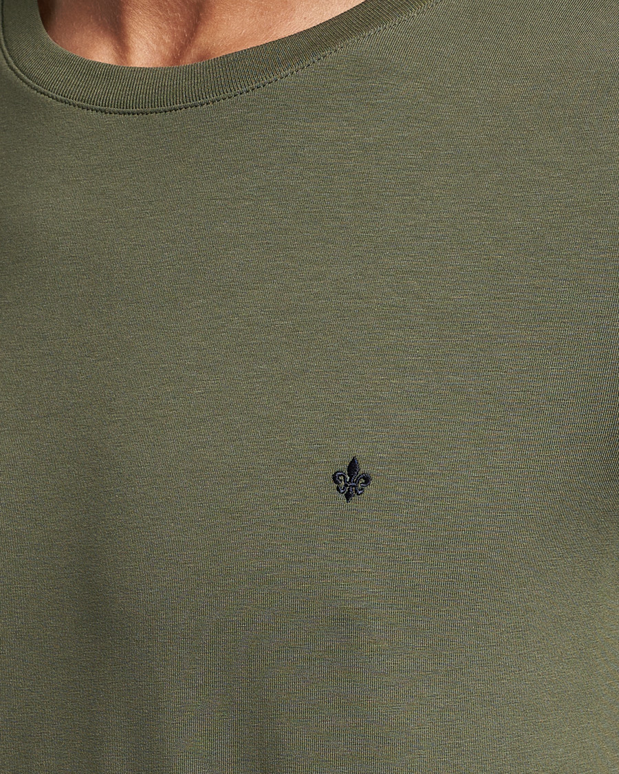 Herre | T-Shirts | Morris | James Crew Neck T-shirt Olive