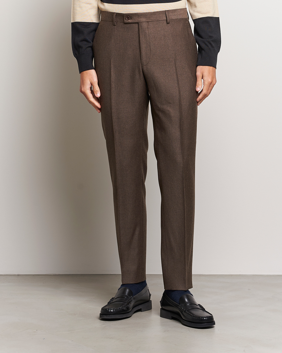 Herre |  | Morris | Bobby Flannel Trousers Brown