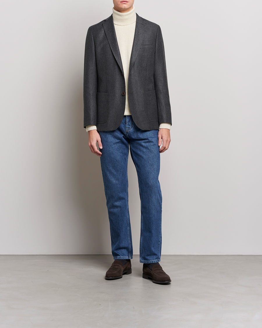 Herre | Dressjakker | Morris | Archie Flannel Blazer Grey