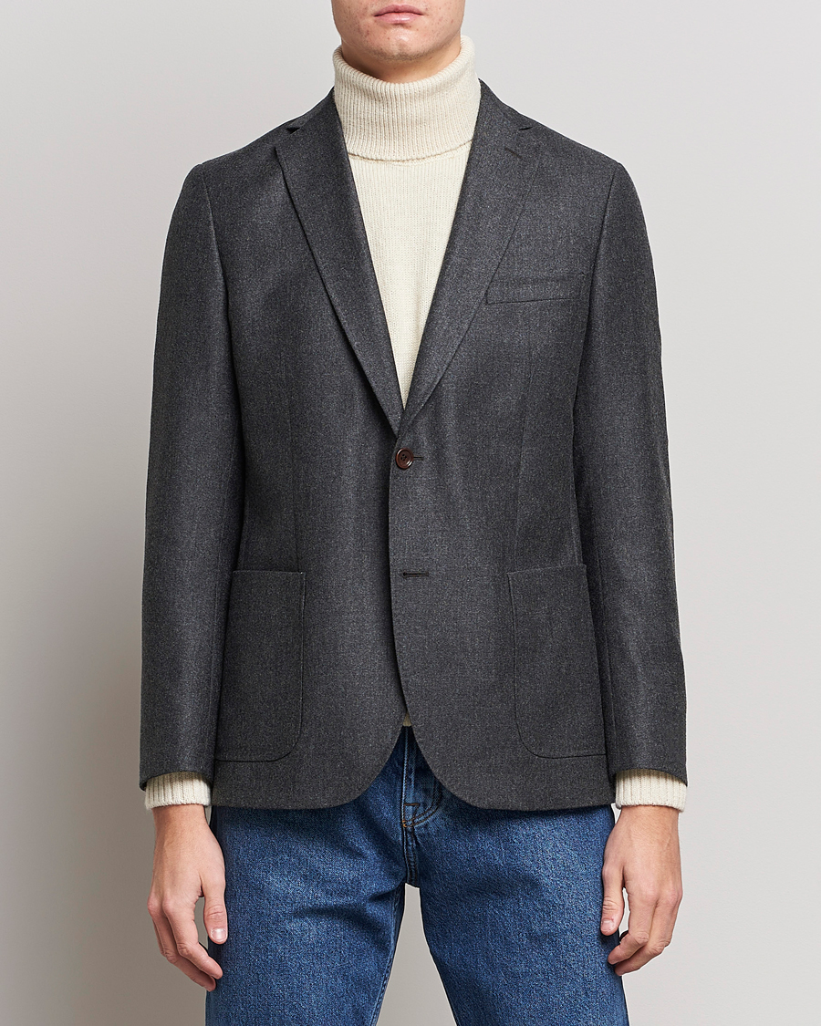 Herre | Dressjakker | Morris | Archie Flannel Blazer Grey