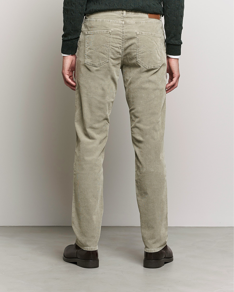 Herre | Bukser | Morris | James Corduroy 5-Pocket Pants Khaki Grey