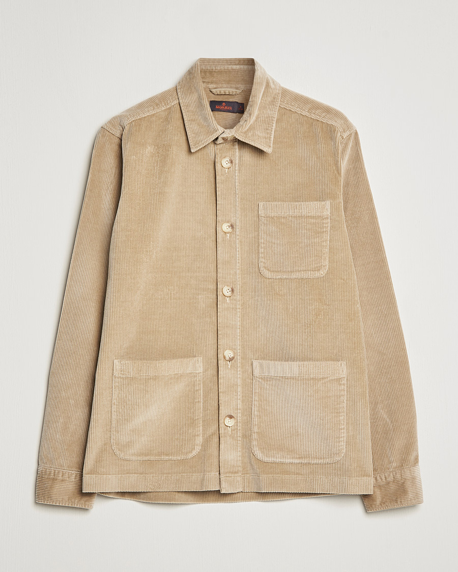 Herre | Skjorter | Morris | Heaton Corduroy Shirt Jacket Khaki