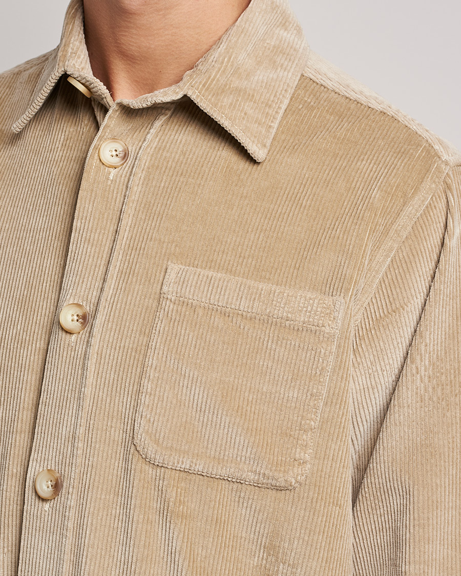 Herre | Skjorter | Morris | Heaton Corduroy Shirt Jacket Khaki