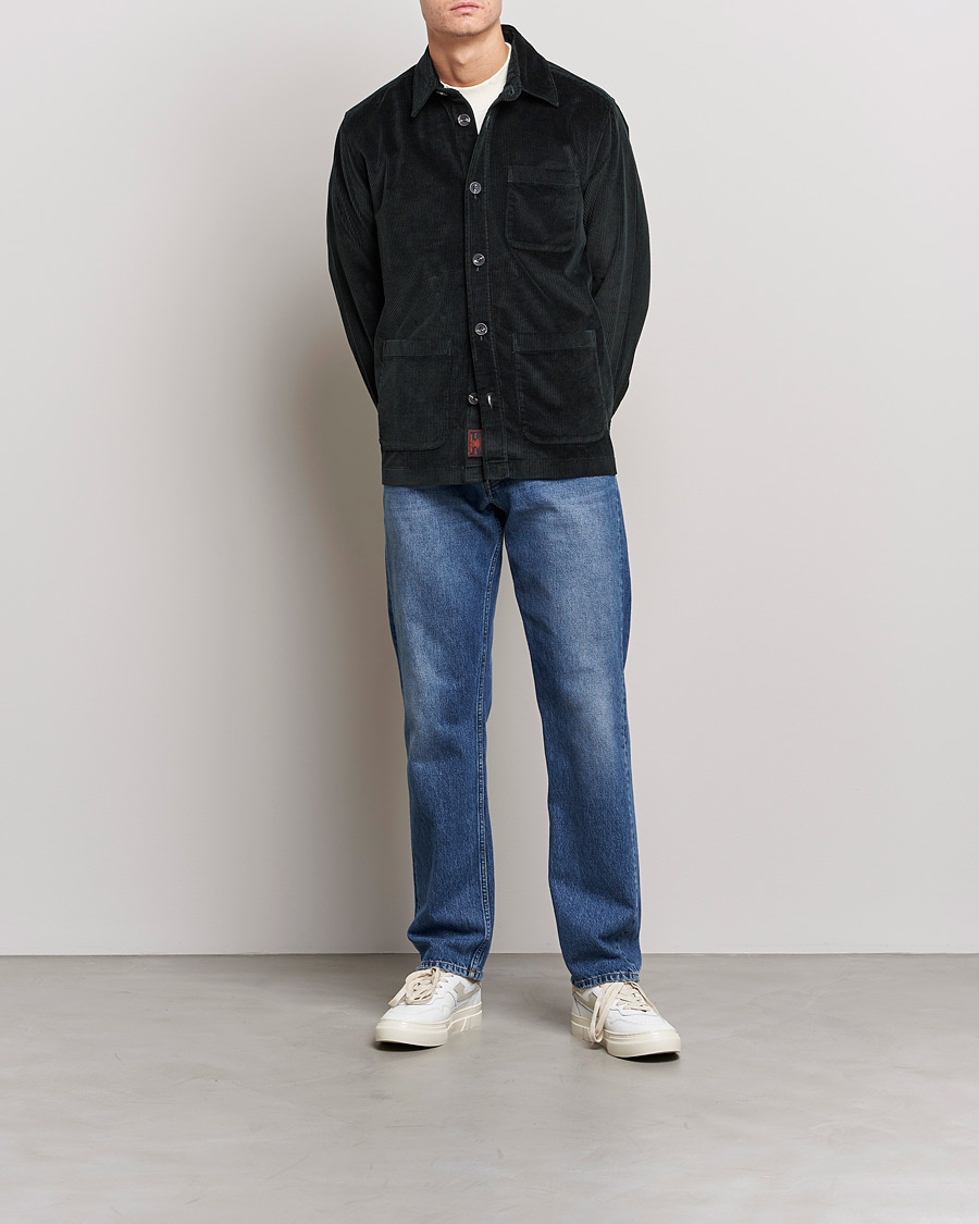 Herre | Overshirts | Morris | Heaton Corduroy Shirt Jacket Olive