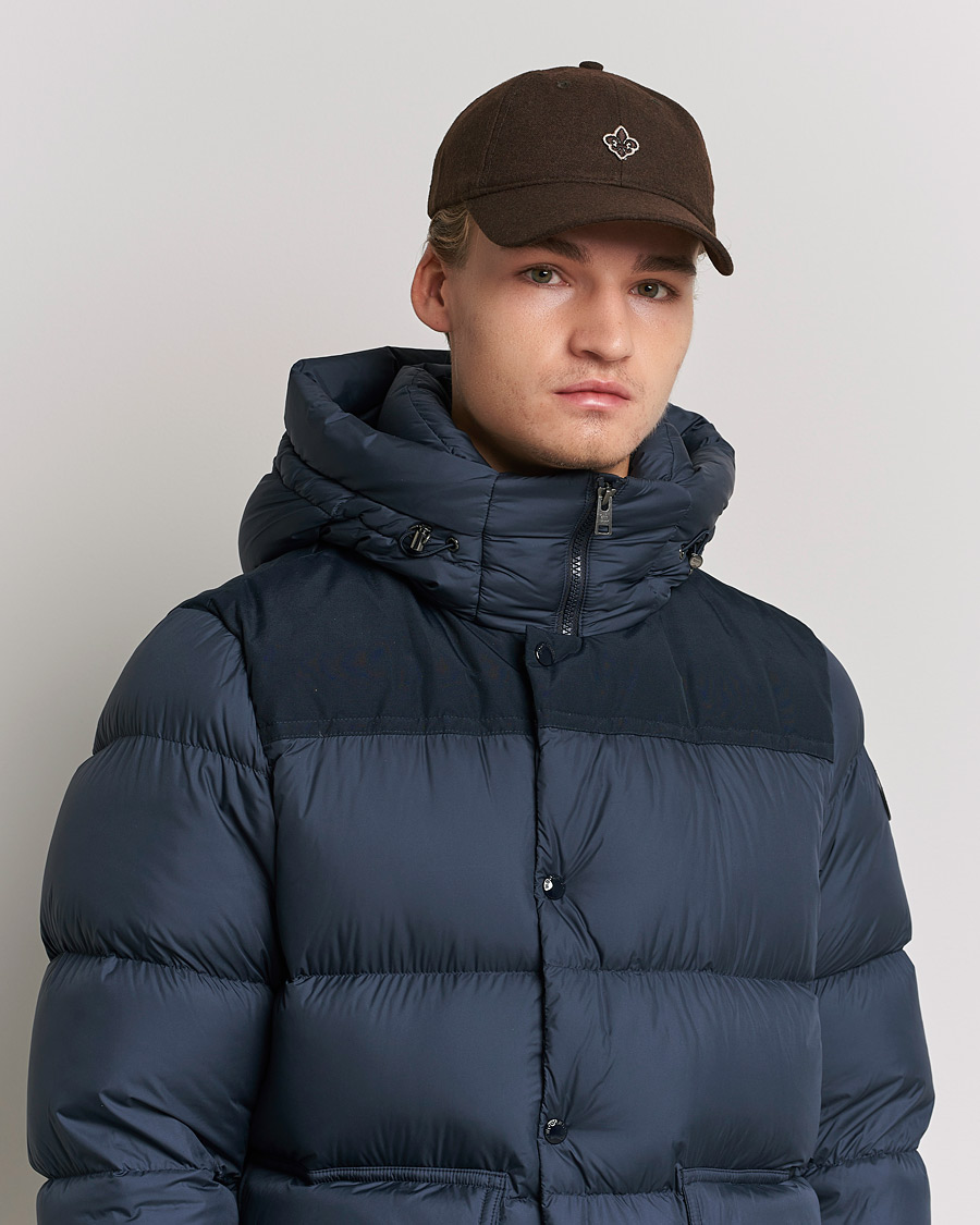Herre | Morris Archie Flannel Felt Cap Brown | Morris | Archie Flannel Felt Cap Brown
