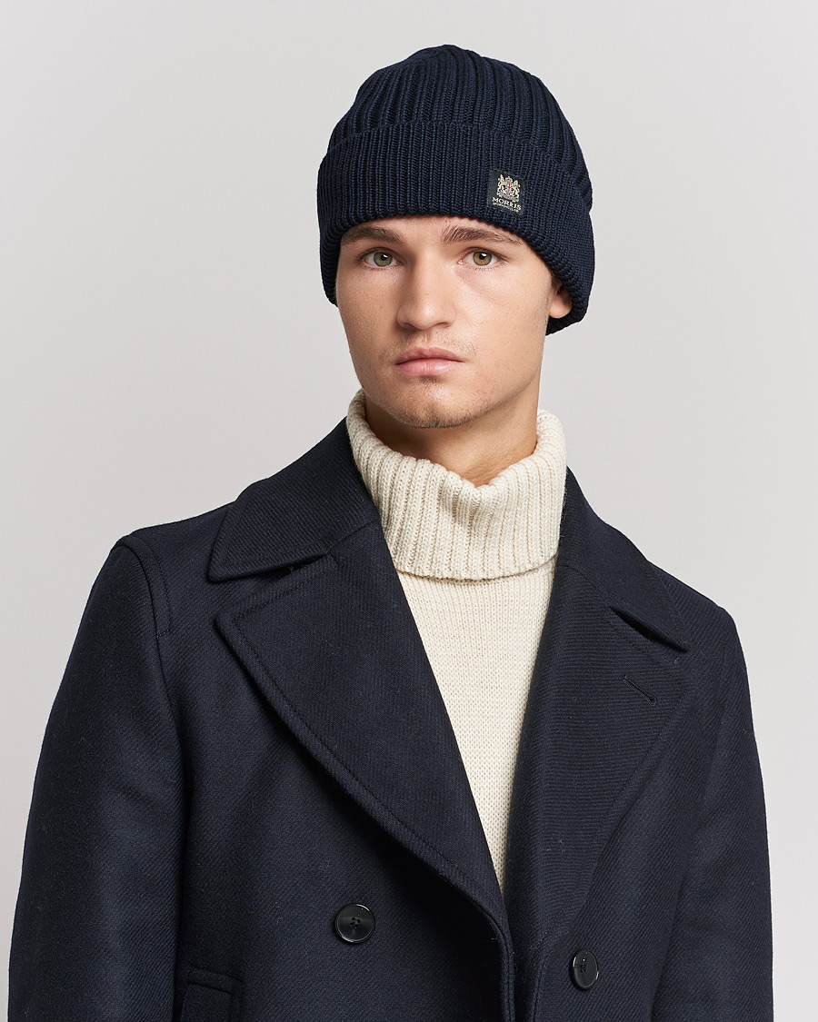 Herre |  | Morris | Travor Merino Beanie Navy