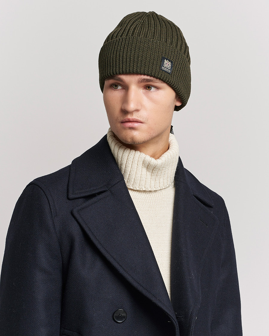 Herre | Morris Travor Merino Beanie Olive | Morris | Travor Merino Beanie Olive