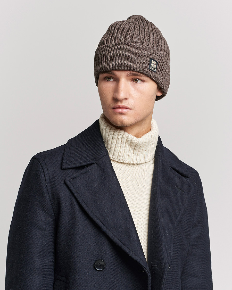 Herre | Morris Travor Merino Beanie Brown | Morris | Travor Merino Beanie Brown