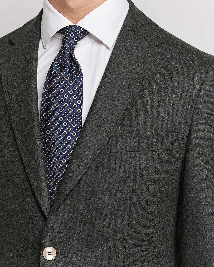 Herre | Dressjakker | Morris Heritage | Keith Flannel Suit Blazer Green