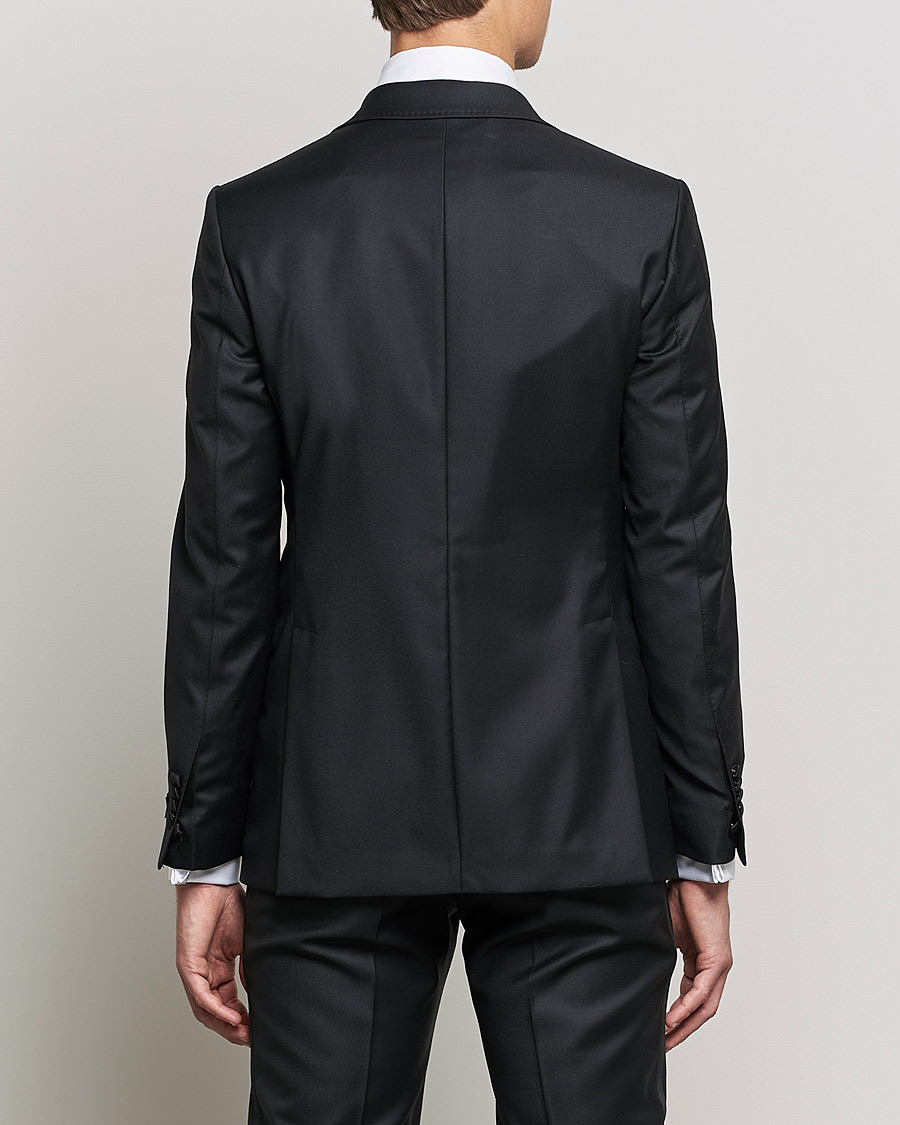 Herre | Dressjakker | Morris Heritage | Double Breasted Tuxedo Blazer Black