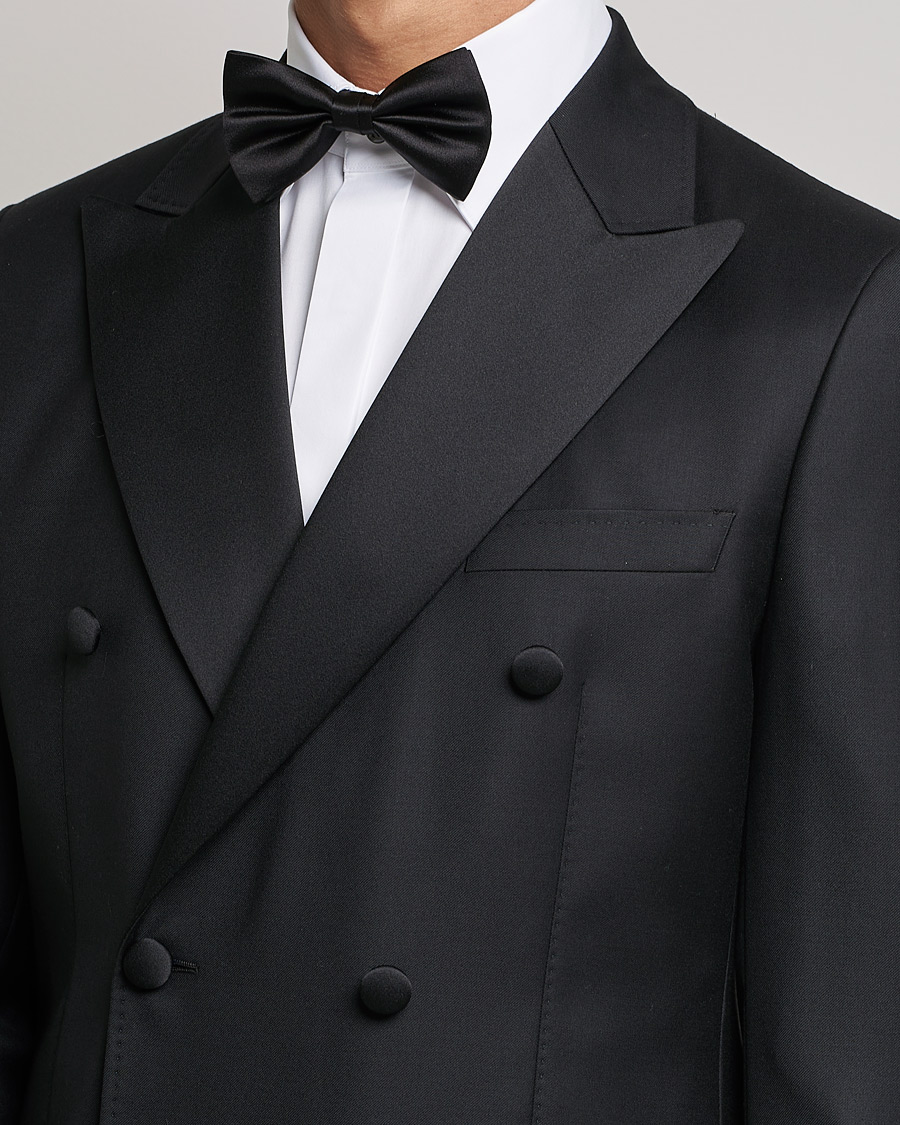 Herre | Dressjakker | Morris Heritage | Double Breasted Tuxedo Blazer Black