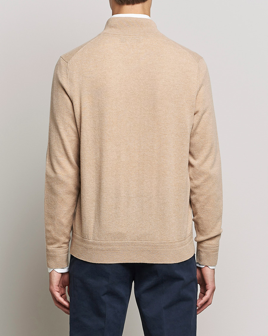 Herre | Gensere | Morris Heritage | Dalton Wool/Cashmere Full Zip Camel