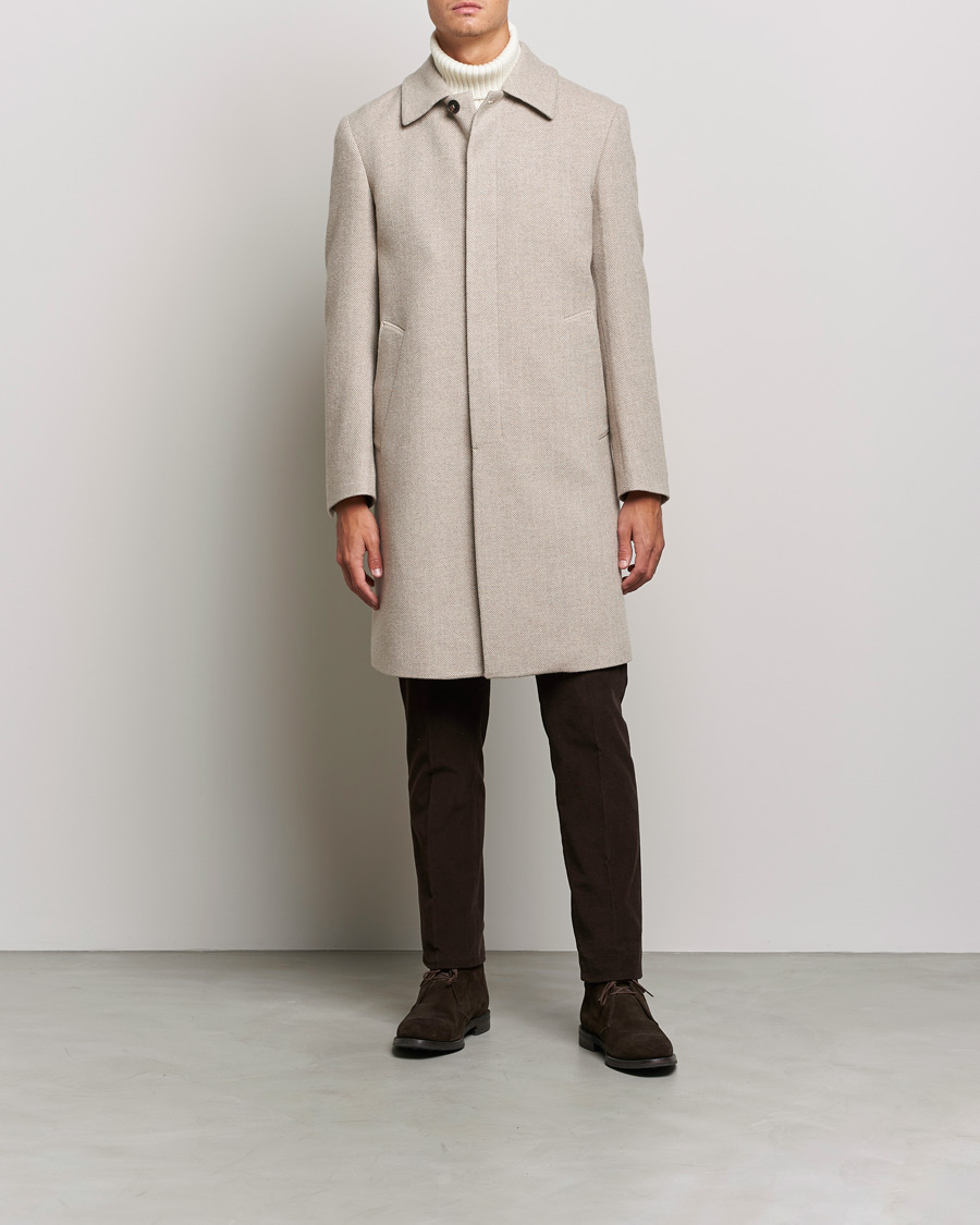 Herre | Jakker | Morris Heritage | Heritage Wool Car Coat Khaki