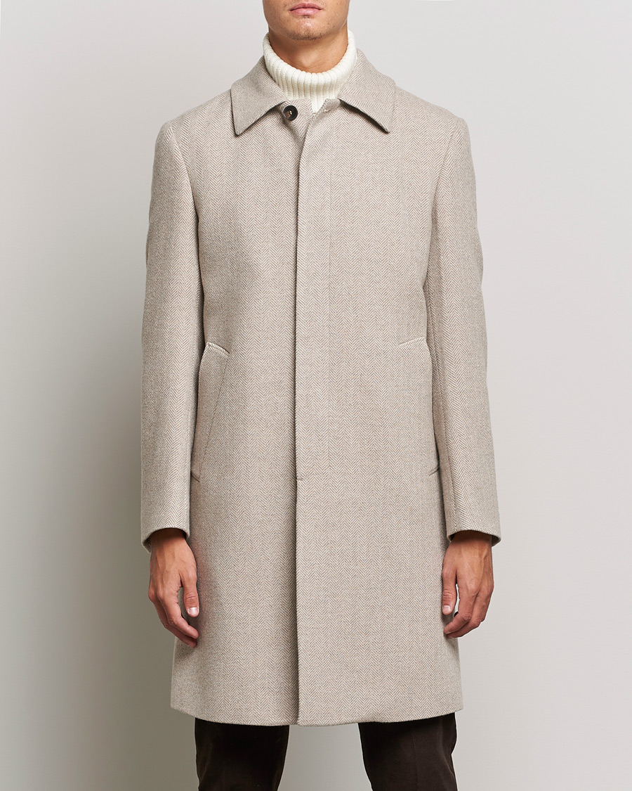 Herre | Jakker | Morris Heritage | Heritage Wool Car Coat Khaki