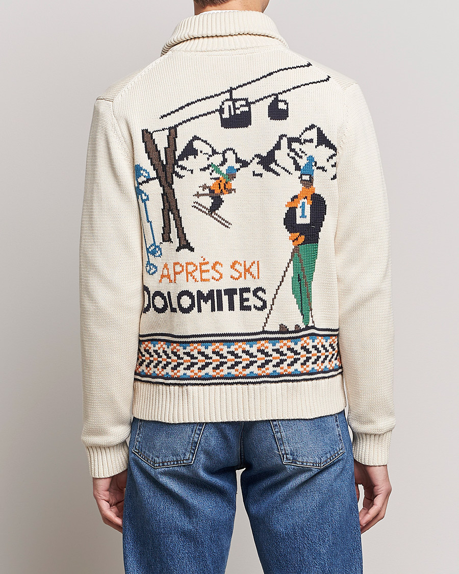 Herre | Gensere | Morris | Clyde Full Zip Cardigan Off White