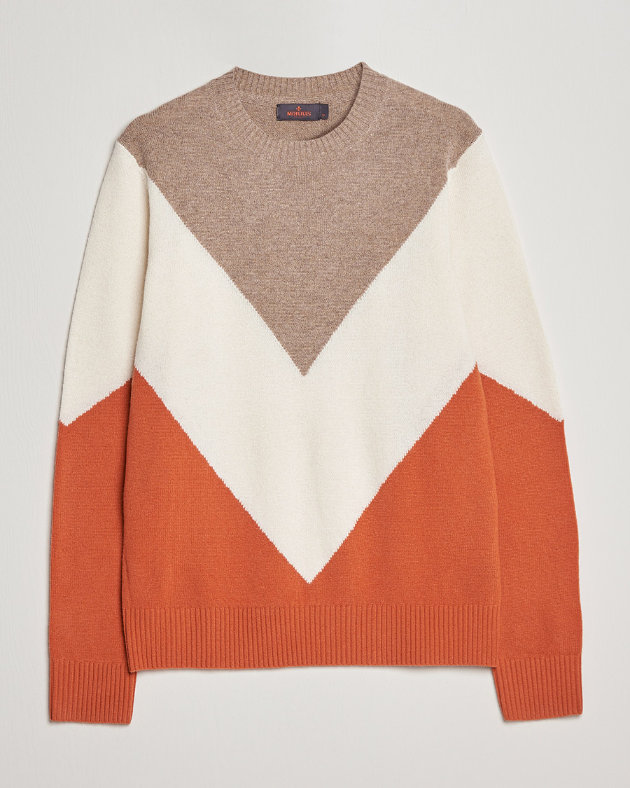 Herre | Gensere | Morris | Novello Crew Neck Orange