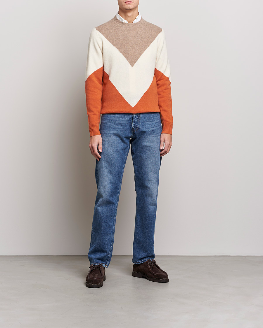Herre | Gensere | Morris | Novello Crew Neck Orange
