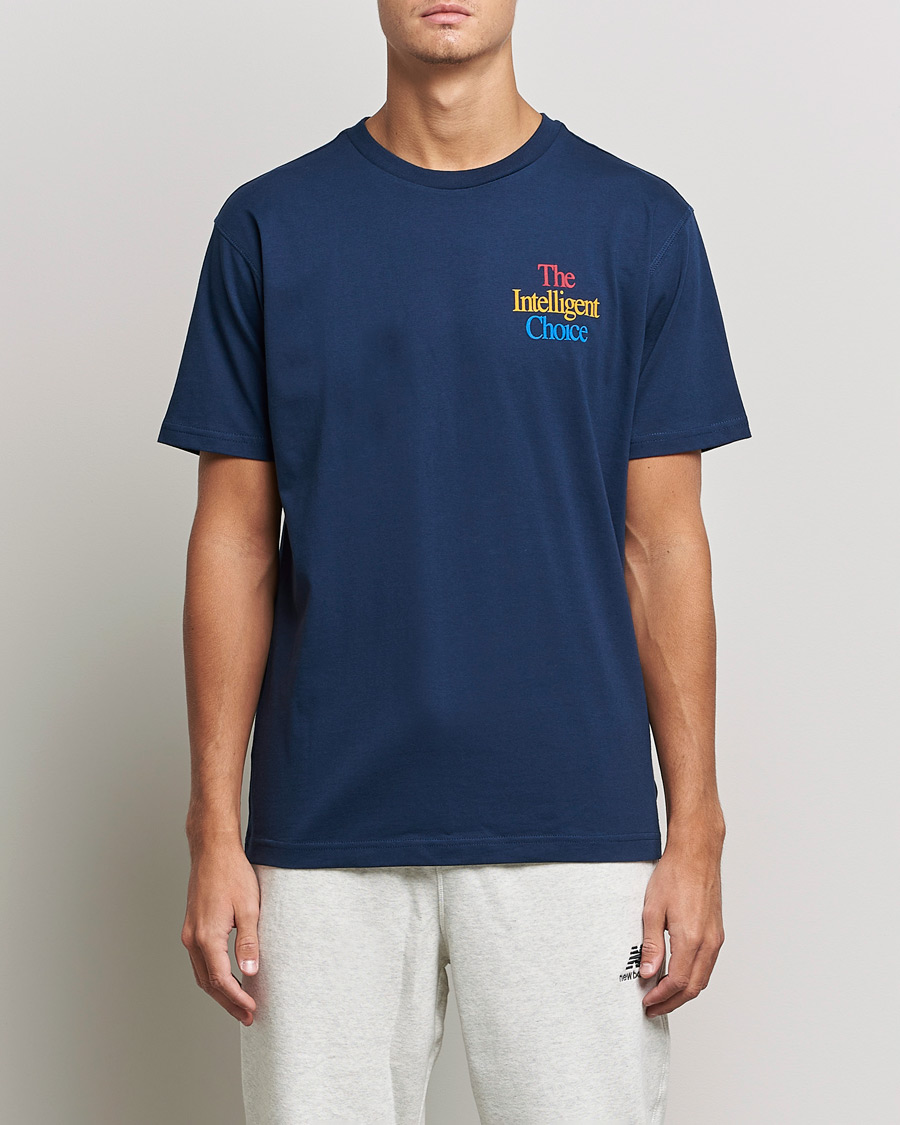 Herre | T-Shirts | New Balance | Intelligent Choice T-Shirt Natural Indigo
