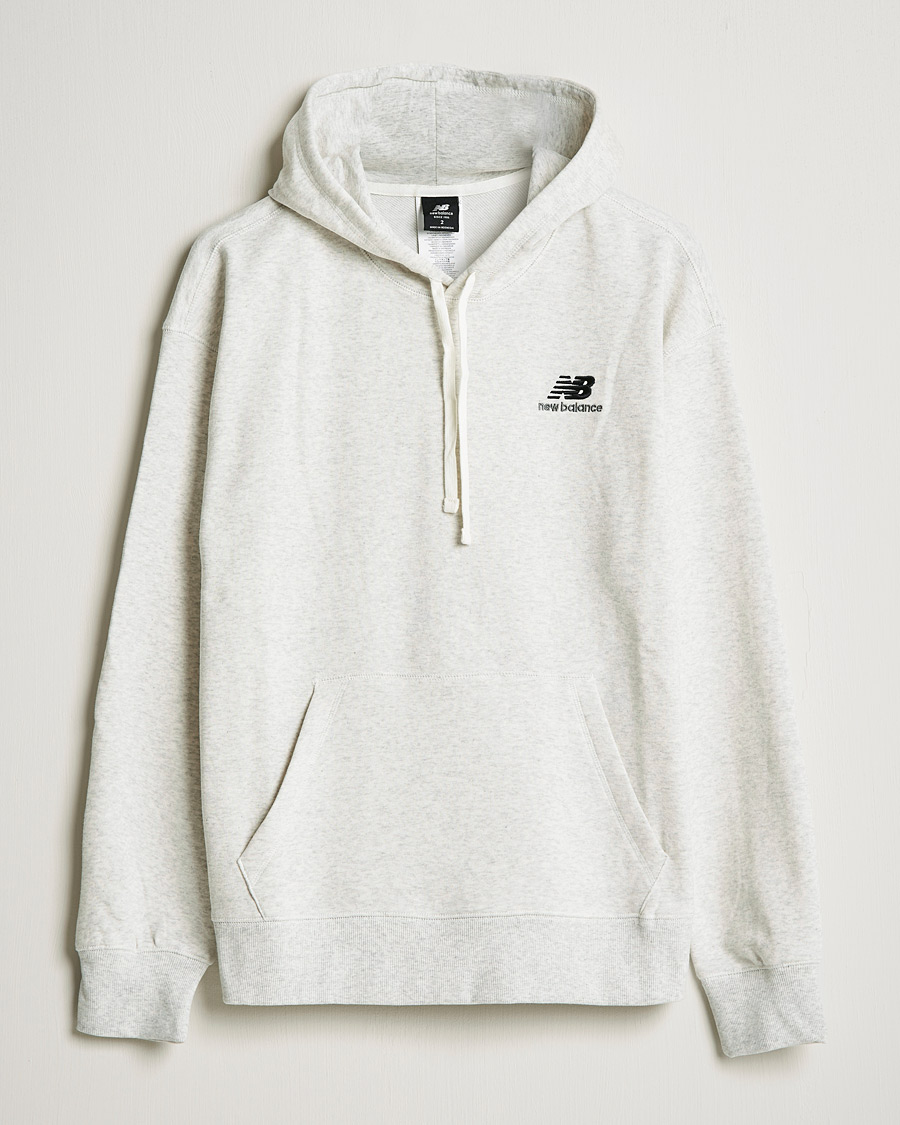 Herre | Gensere | New Balance | Essentials Hoodie Sea Salt Heather