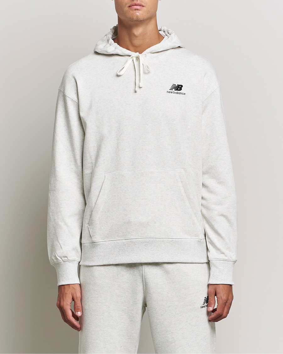 Herre | Gensere | New Balance | Essentials Hoodie Sea Salt Heather