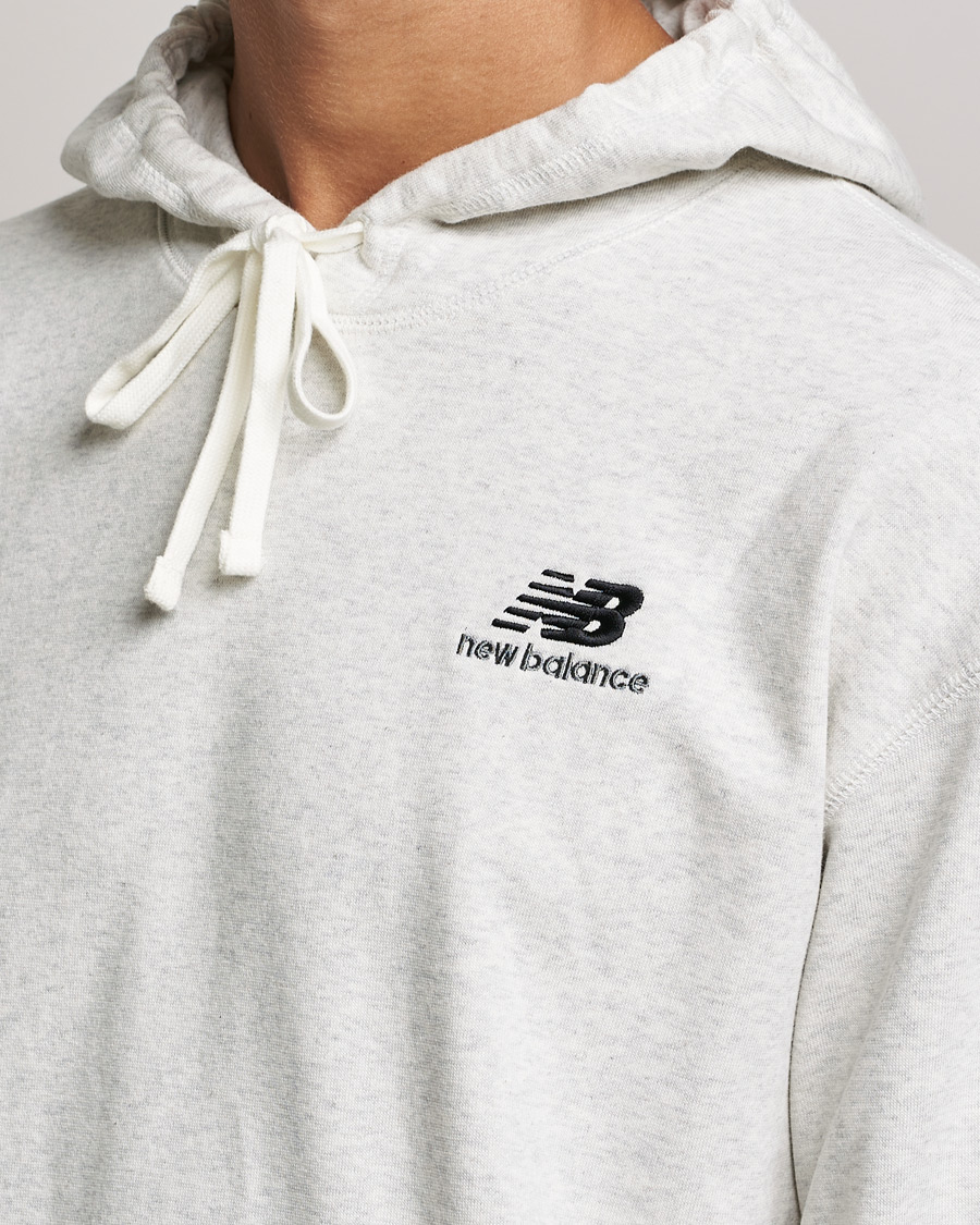 Herre | Gensere | New Balance | Essentials Hoodie Sea Salt Heather