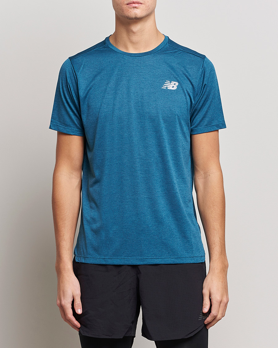 Herre | New Balance Running | New Balance Running | Impact Run Short Sleeve T-Shirt Dark Moonstone