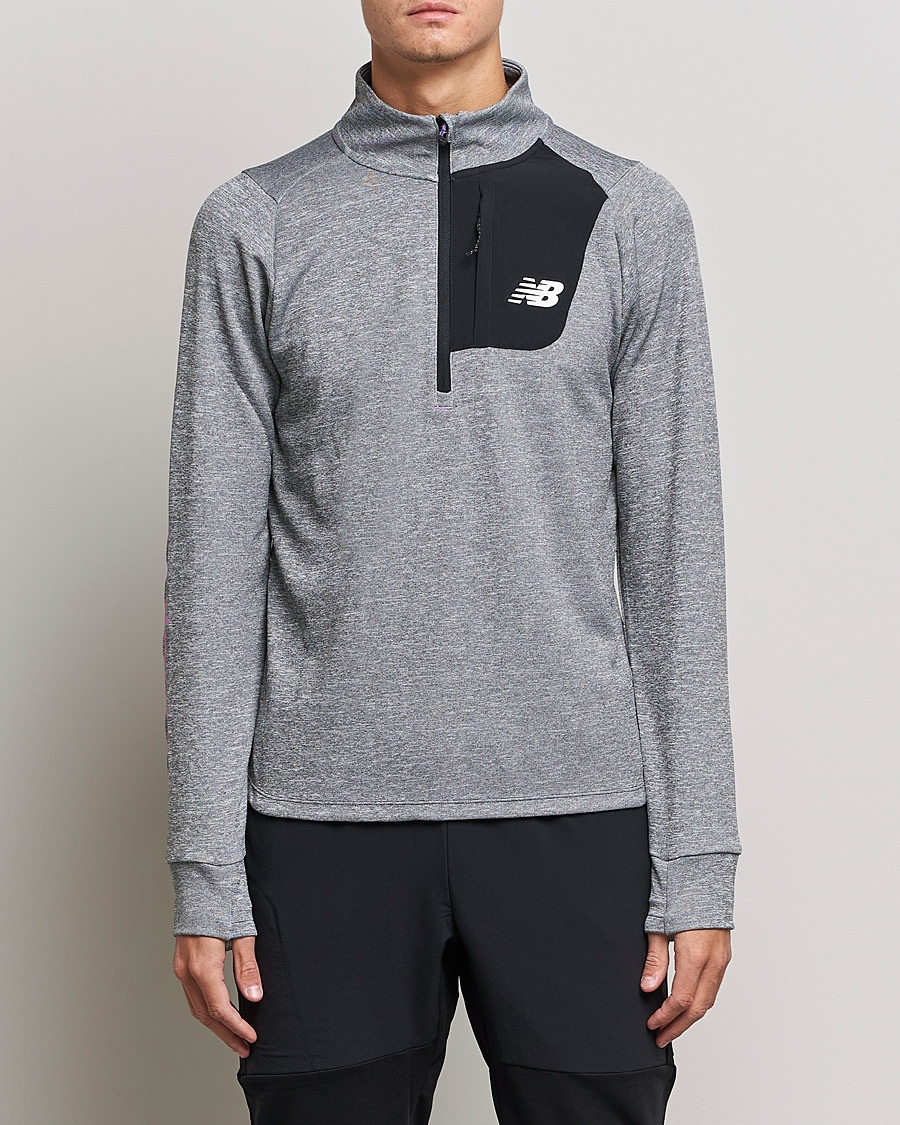 Herre | | New Balance Running | All-Terrain Half Zip Grey