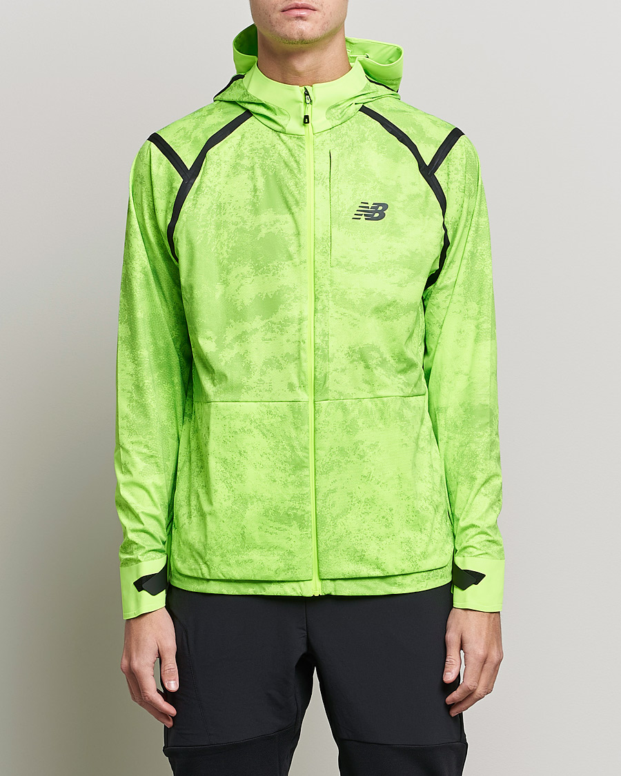 Herre | New Balance | New Balance Running | All-Terrain Waterproof Jacket Pixel Green
