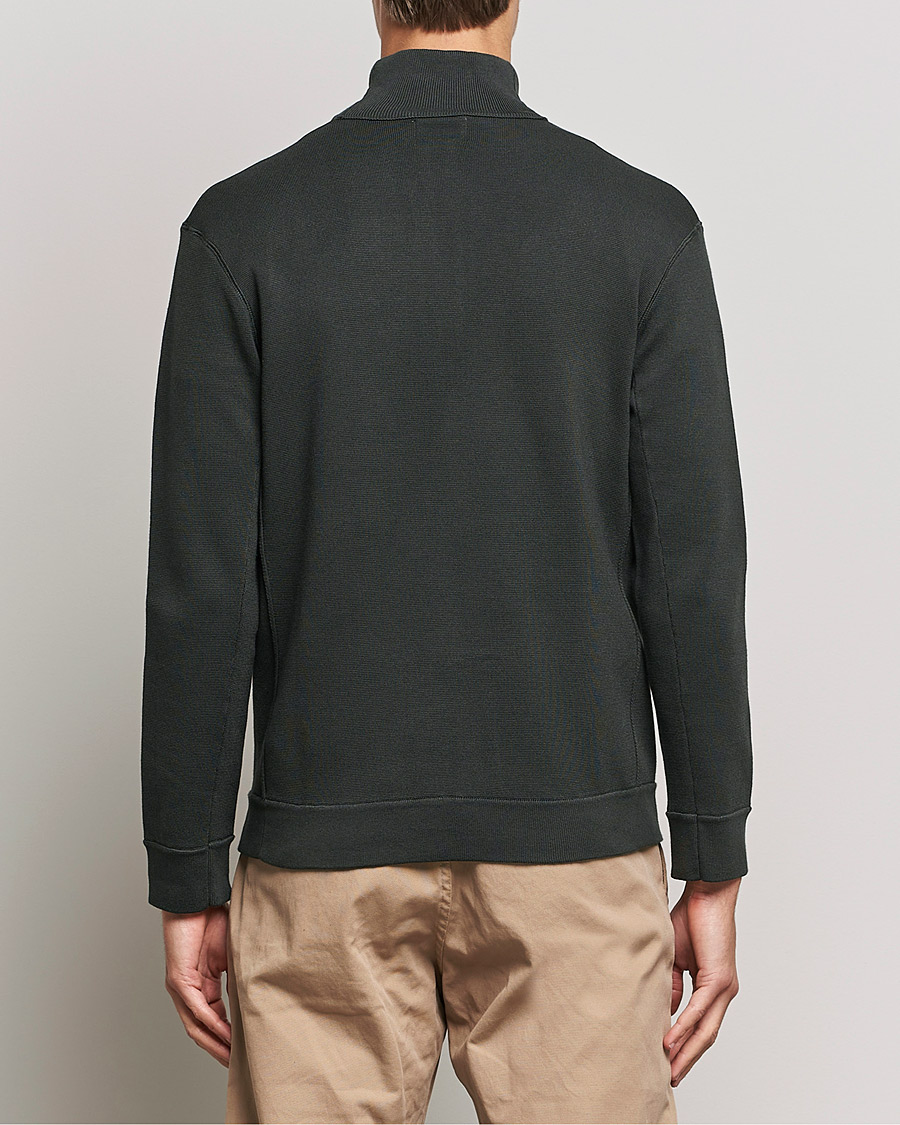 Herre | Gensere | NN07 | Luis Knitted Full-Zip Sweater Dark Army