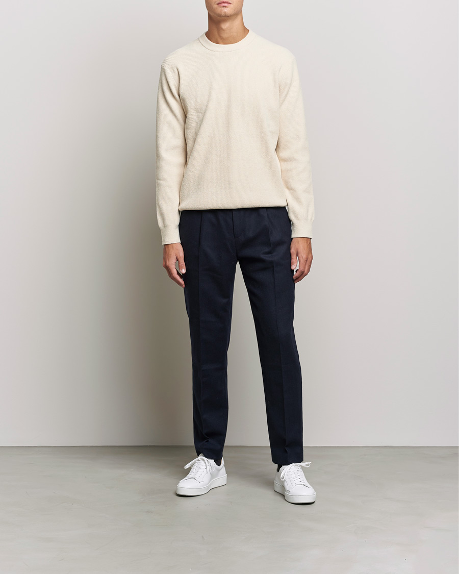 Herre | Gensere | NN07 | Danny Knitted Sweater Ecru