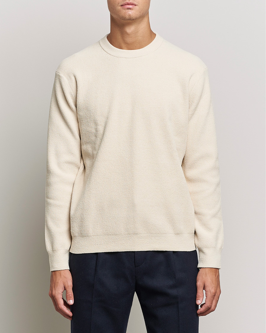Herr | Stickade tröjor | NN07 | Danny Knitted Sweater Ecru
