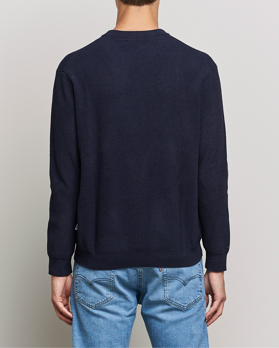 Herre | Gensere | NN07 | Danny Ribbed Knitted Sweater Navy