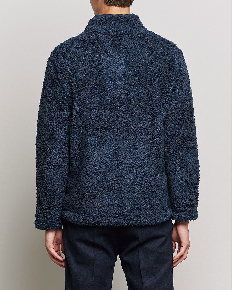 Herre | Gensere | NN07 | Morten Fleece Full Zip Sea Blue