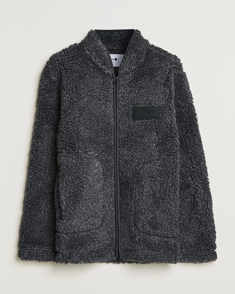 Herre | Gensere | NN07 | Morten Fleece Full Zip Dark Army