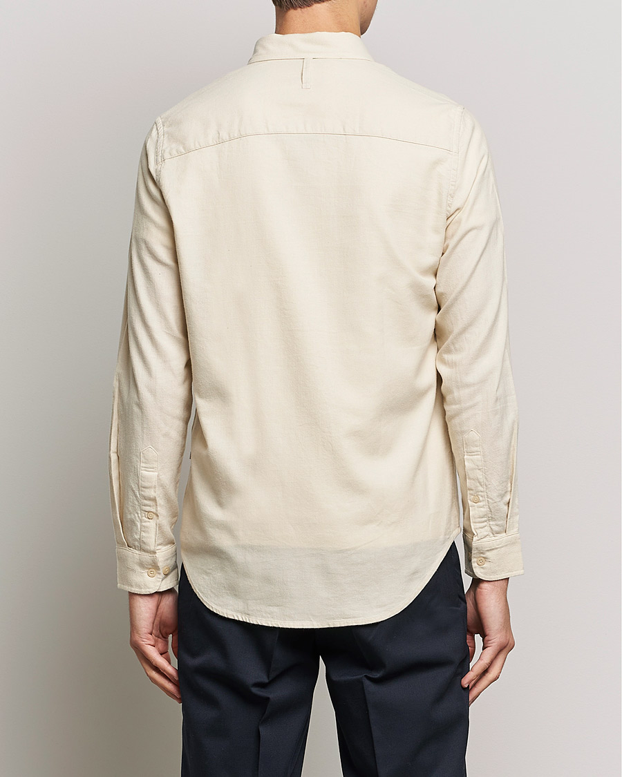 Herre | Skjorter | NN07 | Arne Brushed Flannel Shirt Ecru