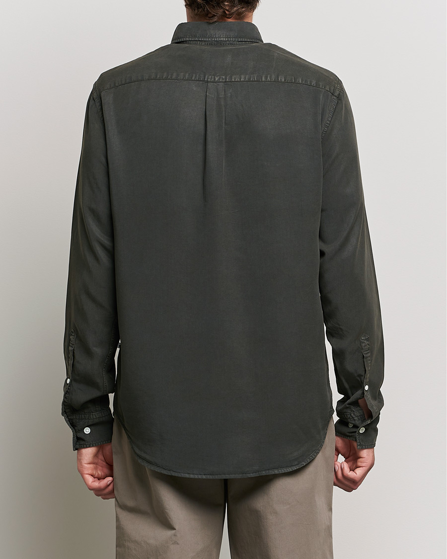 Herre | Skjorter | NN07 | Levon Tencel Shirt Dark Army