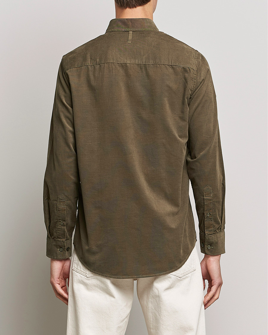 Herre | Skjorter | NN07 | Arne Corduroy Shirt Dark Clay