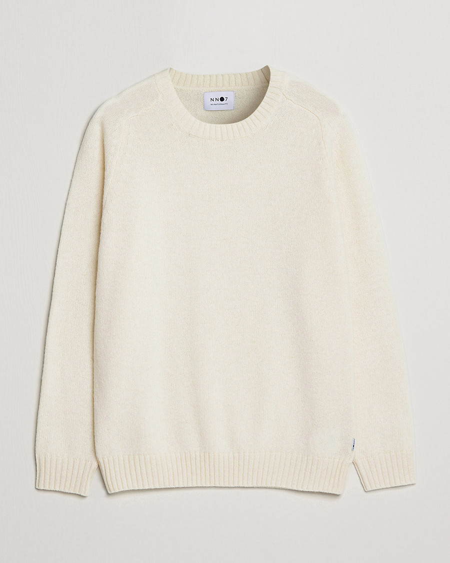 Herre | Gensere | NN07 | Nathan Brushed Crew Neck Ecru
