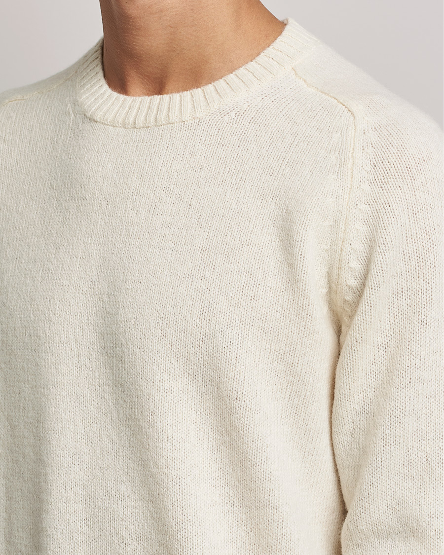 Herre | Gensere | NN07 | Nathan Brushed Crew Neck Ecru