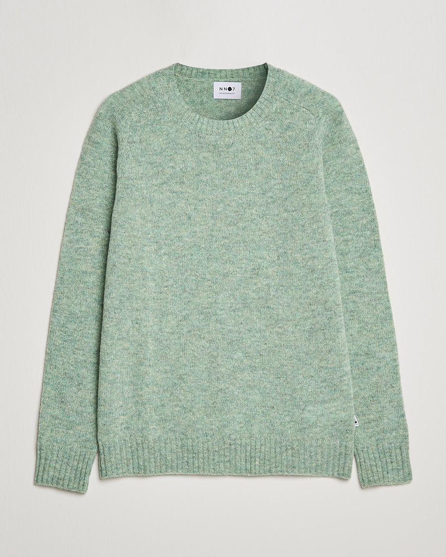 Herre | Gensere | NN07 | Nathan Brushed Crew Neck Dusty Green