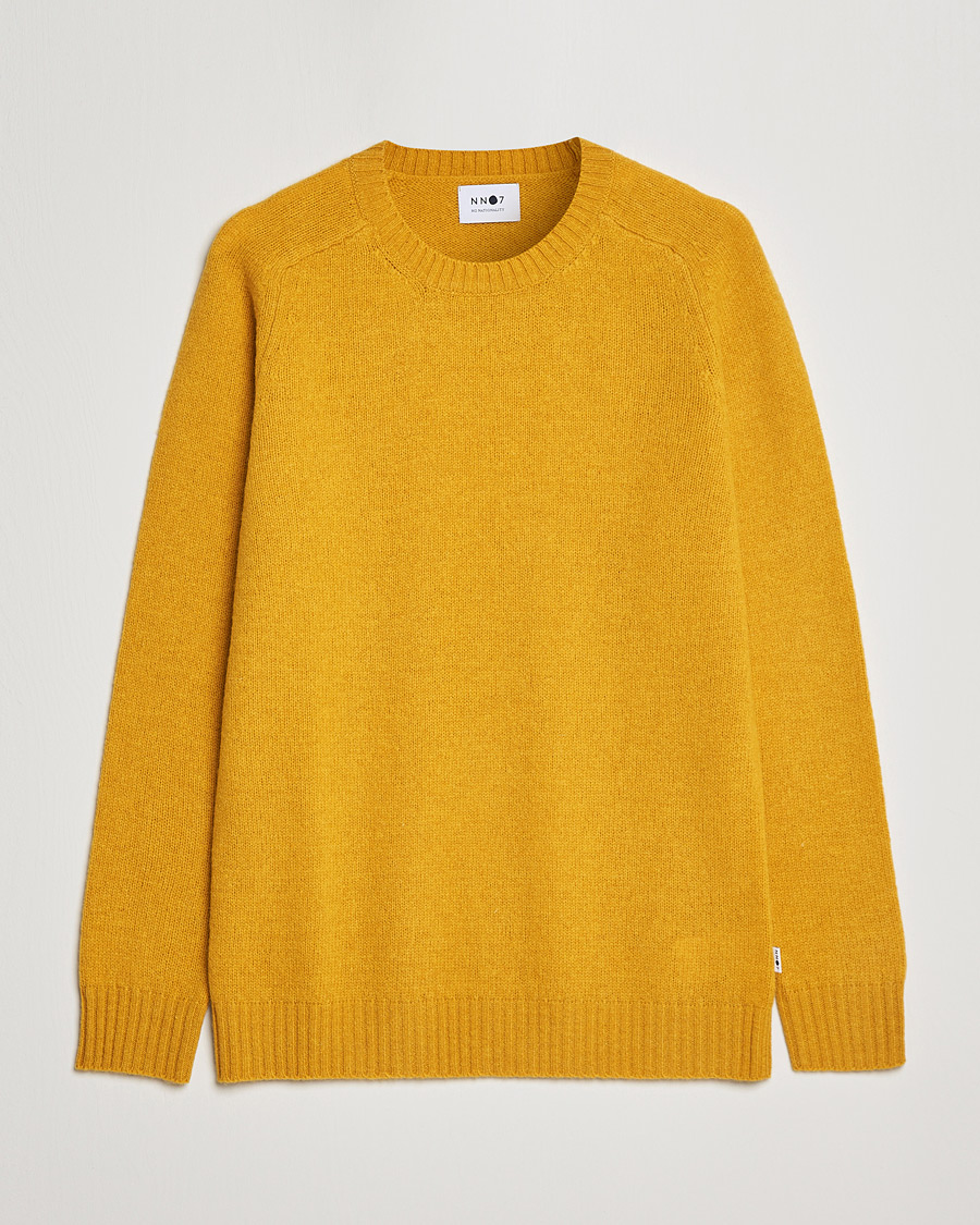 Herre | Gensere | NN07 | Nathan Brushed Crew Neck Yellow