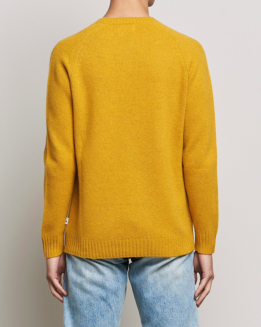Herre | Gensere | NN07 | Nathan Brushed Crew Neck Yellow
