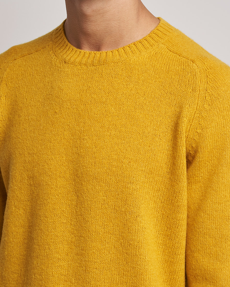 Herre | Gensere | NN07 | Nathan Brushed Crew Neck Yellow