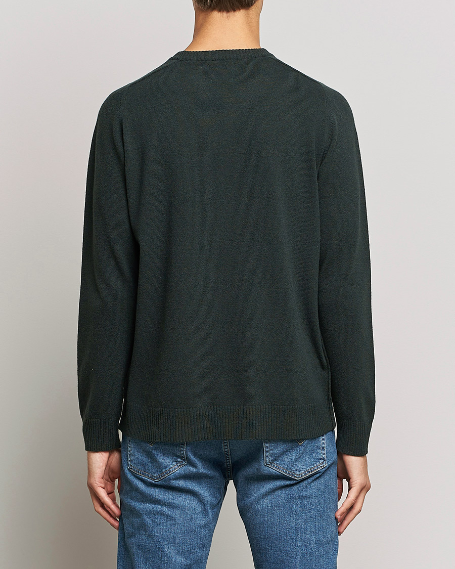 Herre | Gensere | NN07 | Edward Lambswool Crew Neck Pullover Dark Army