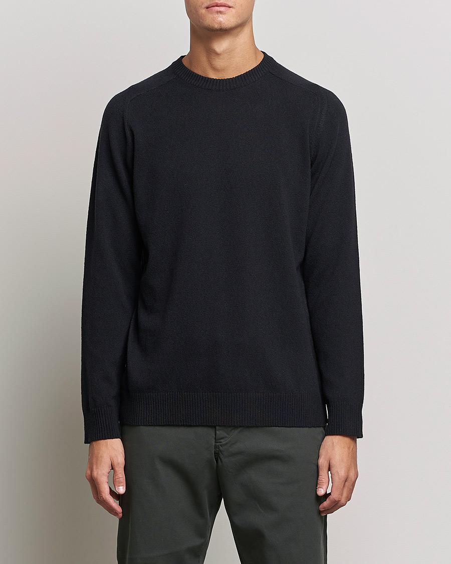 Herre | Gensere | NN07 | Edward Lambswool Crew Neck Pullover Black