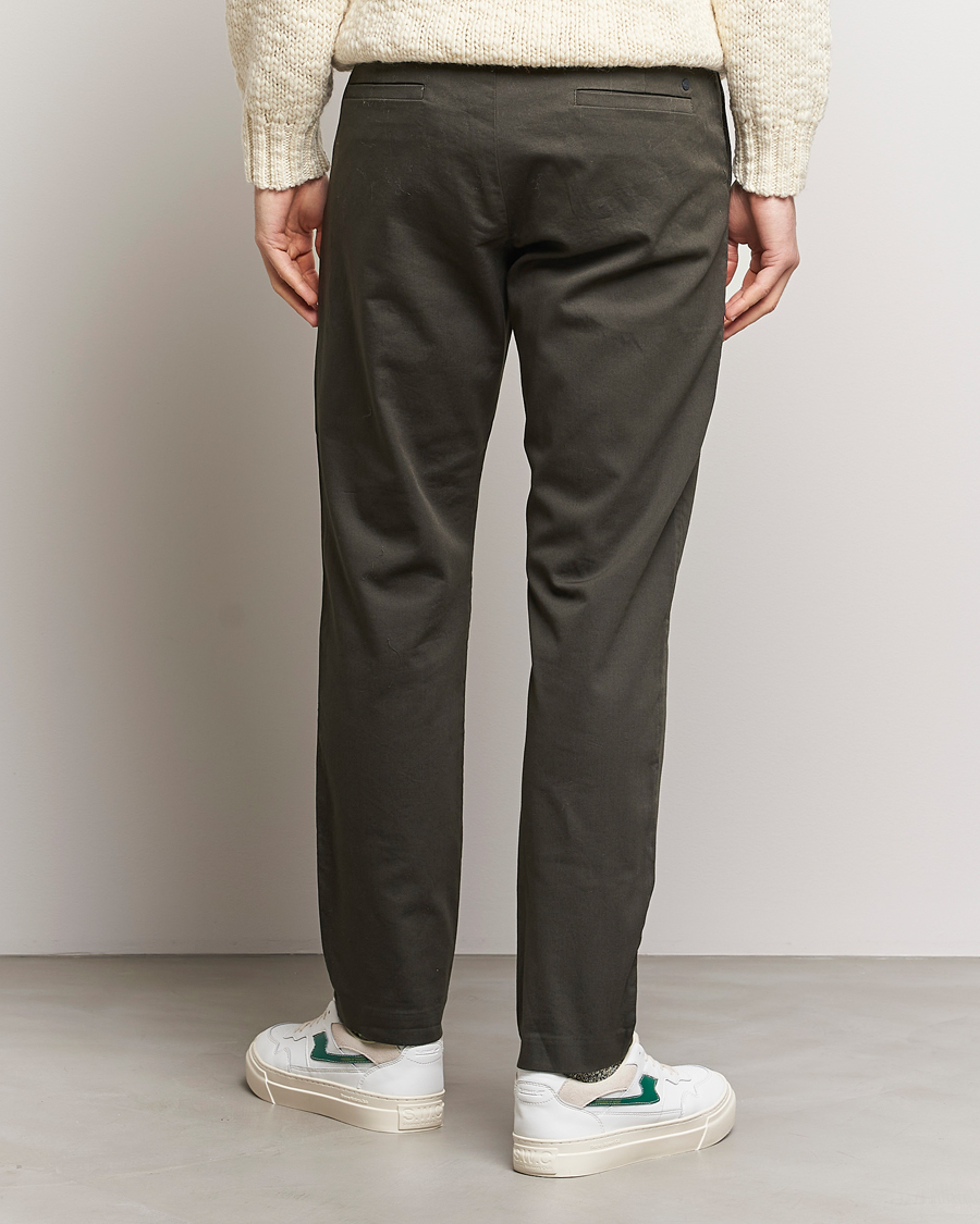 Herre | Bukser | NN07 | Theo Regular Fit Stretch Chinos Dark Army
