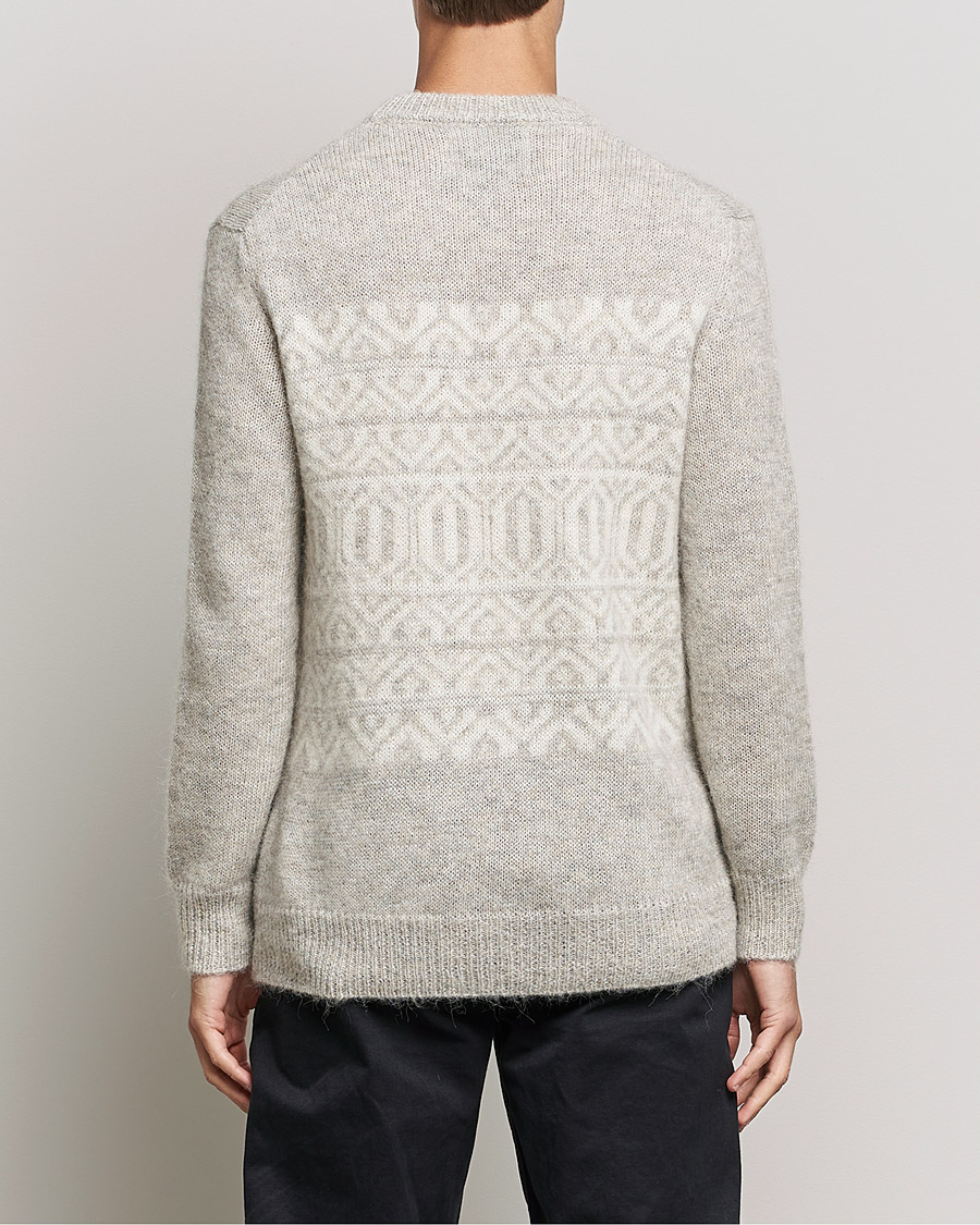 Herre | Gensere | NN07 | Jason Wool Knitted Sweater Grey Melange
