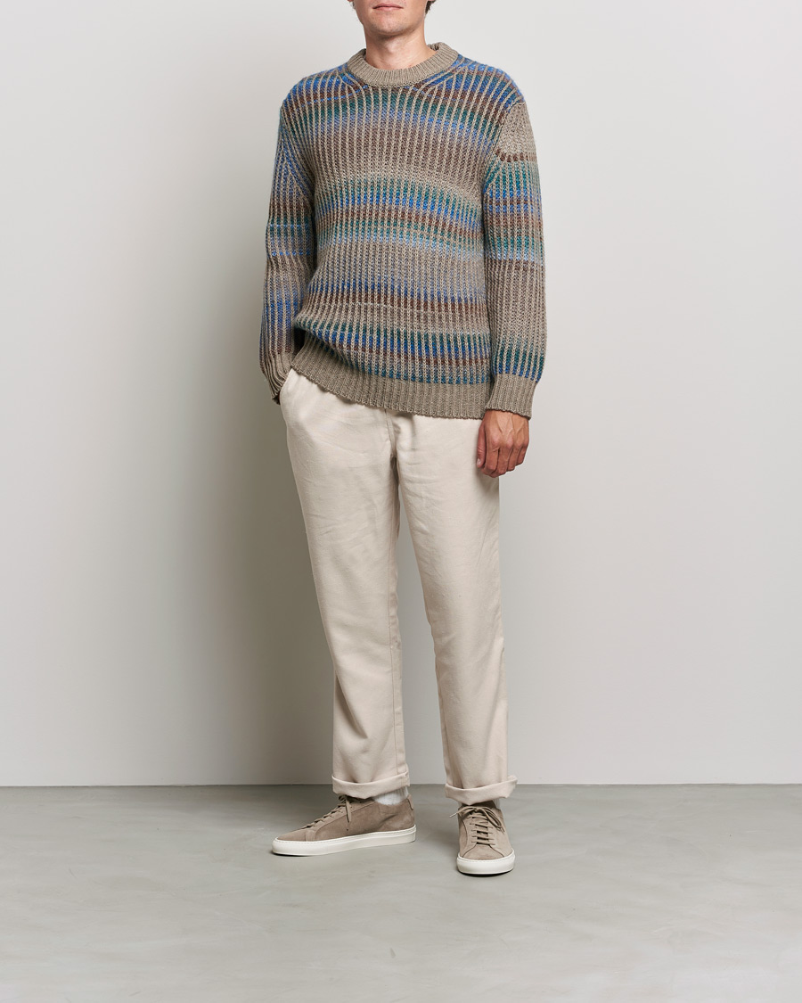 Herre |  | NN07 | Jason Ribbed Knitted Sweater Multi