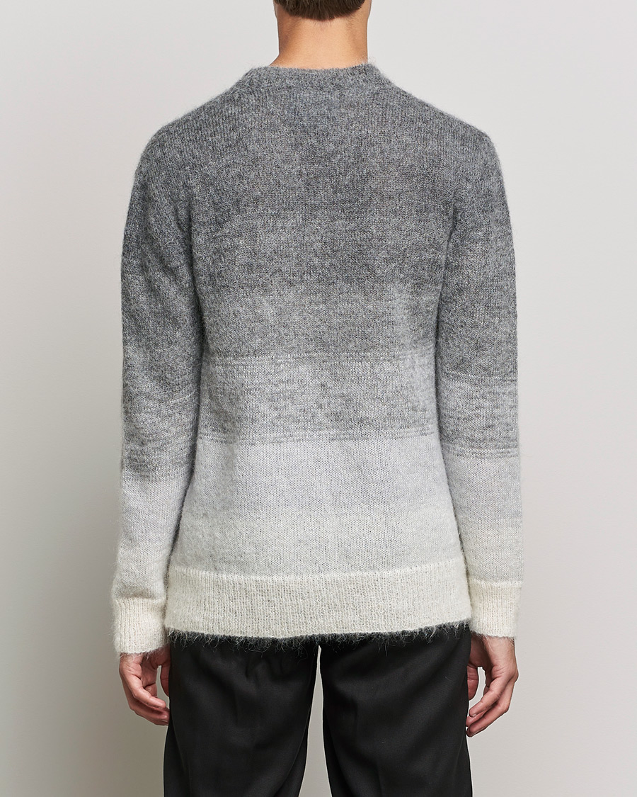 Herre | Gensere | NN07 | Walther Alpacka Mohair Knitted Sweater Grey Multi