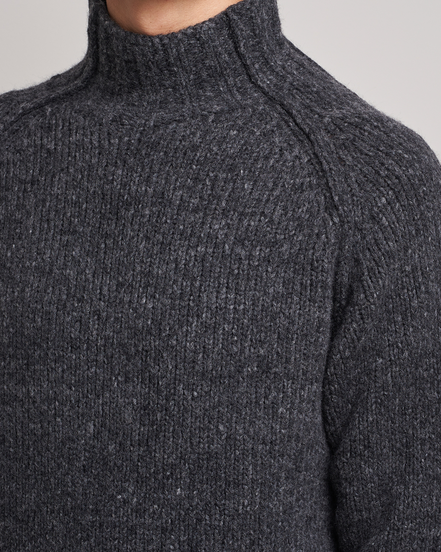 Herre | Gensere | NN07 | William Merino Knitted Polo Concrete